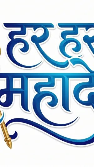 Har Har Mahadev Trishul HD Devotional Wallpaper 4K Wallpaper for iPhone & Android