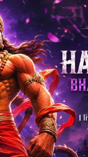 Lord Hanuman – Bhakti Ka Veer | Divine Warrior of Devotion 4K Wallpaper
