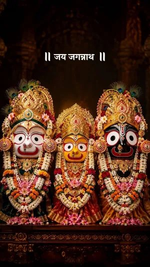 Jai Jagannath Divine Floral Darshan