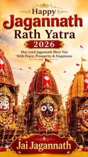 Happy Jagannath Rath Yatra 2026 Grand Chariot Festival
