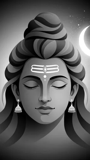 Moonlit Mahadev — The Silence of Shiva