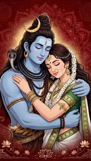 The Sacred Embrace of Shiva and Shakti