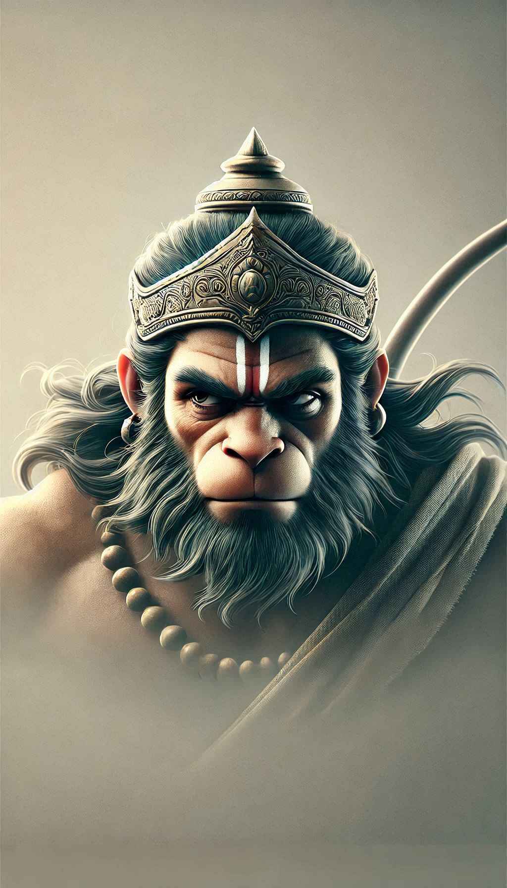 Hanuman Fierce Gaze-Symbol of Strength