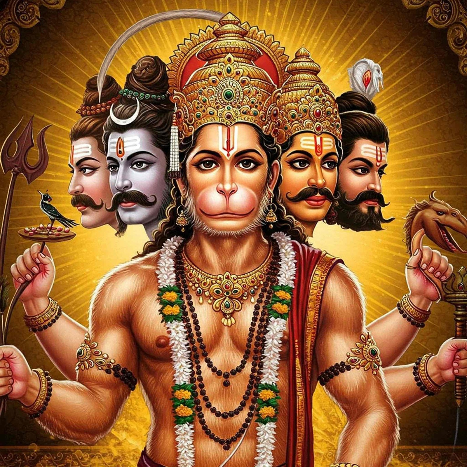Panchamukhi Hanuman Divine Form