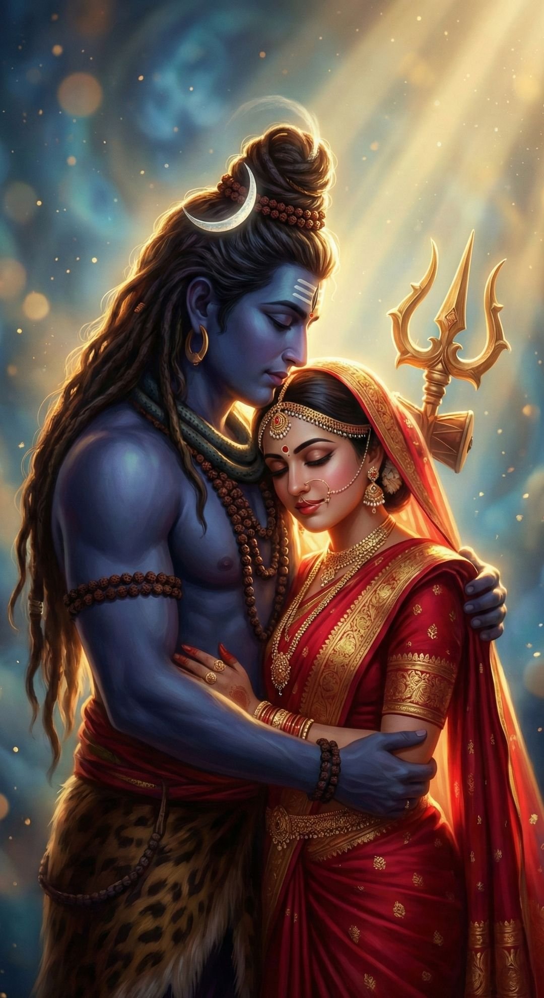 Divine Union of Lord Shiva and Goddess Parvati