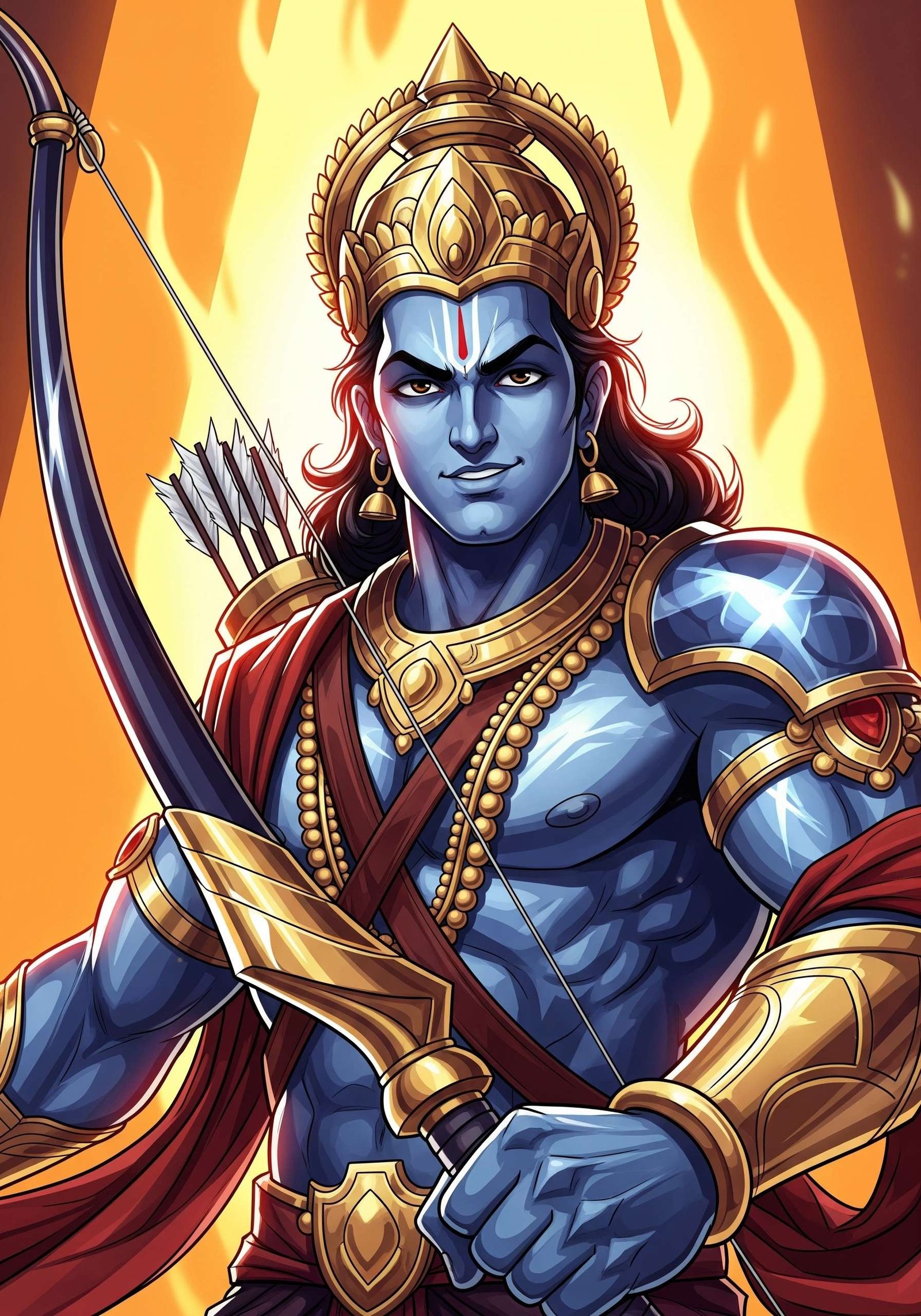 Meditating Hanuman at Sunrise Divine Power 4K Wallpaper