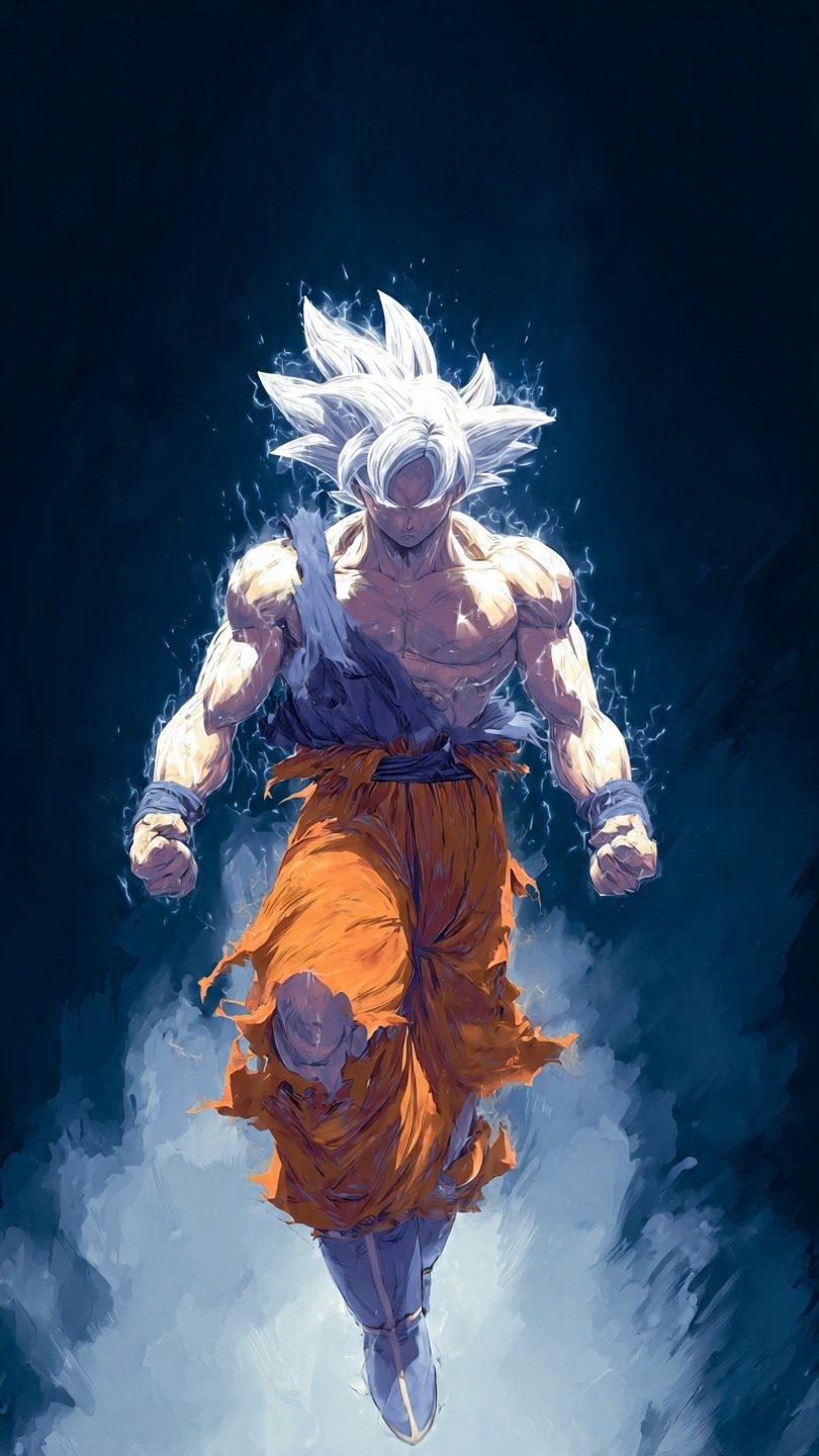 Ultra Instinct Goku Power Aura HD Anime Wallpaper