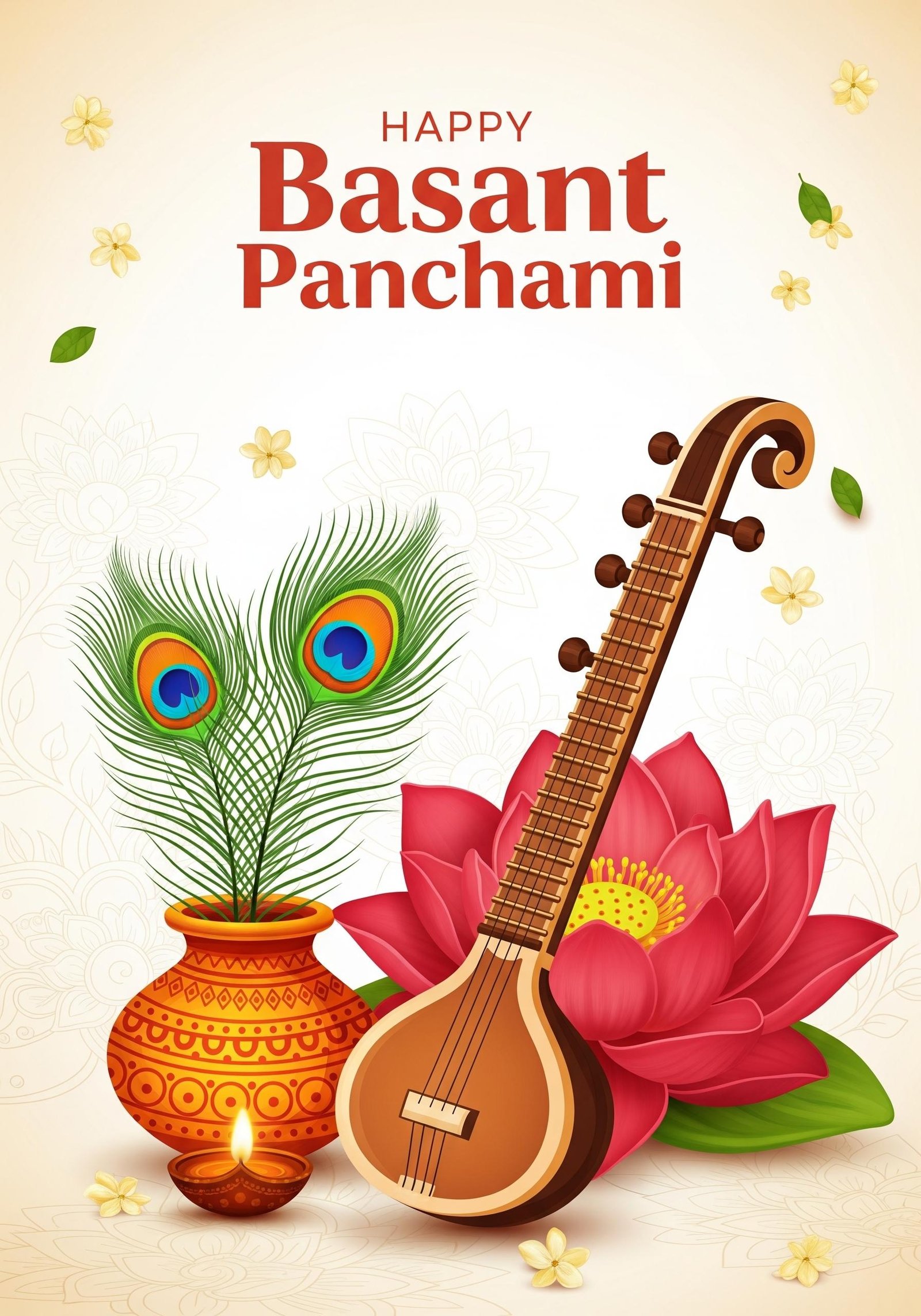 Happy Basant Panchami Traditional Poster