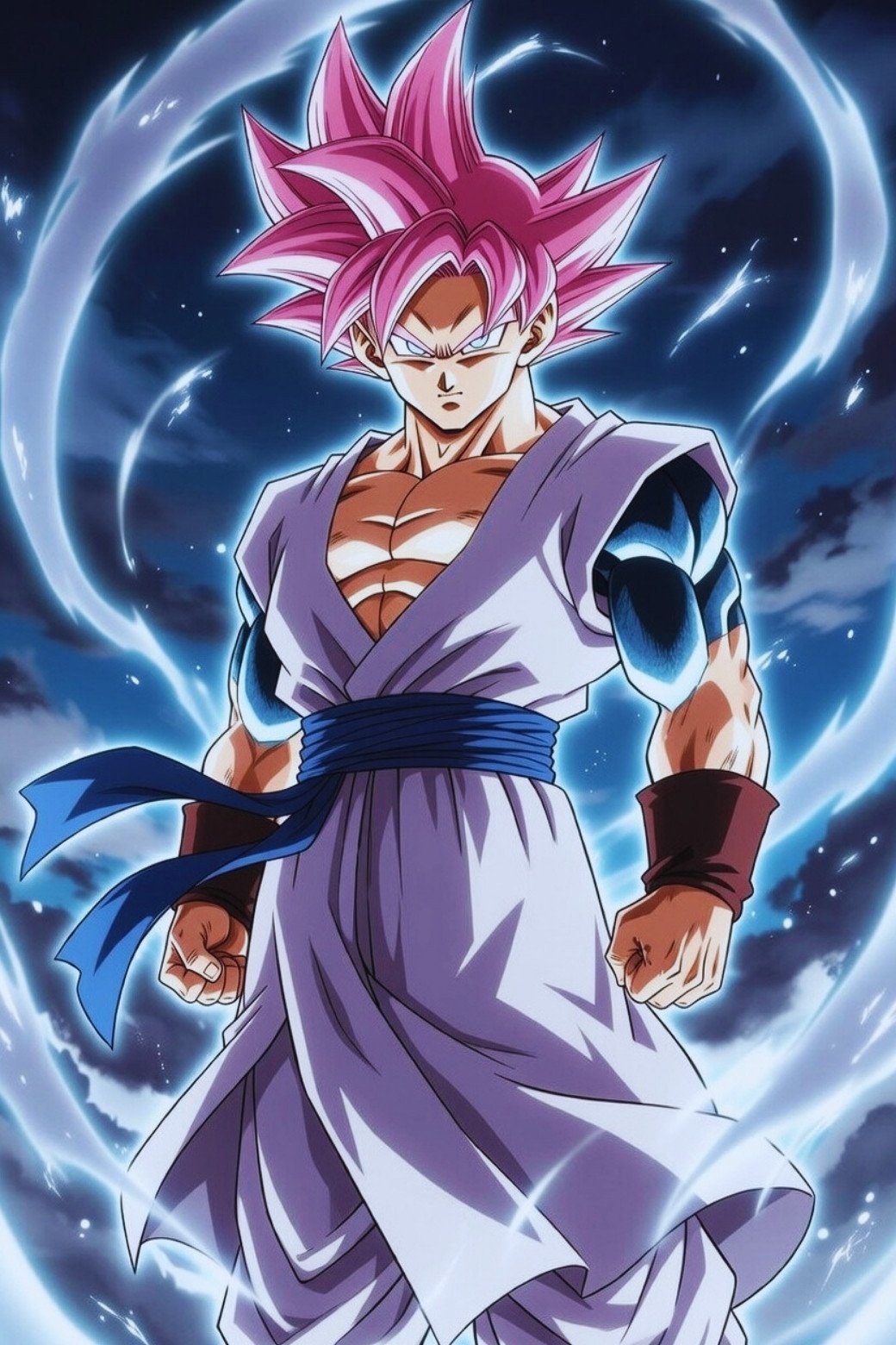 Goku Super Saiyan Rose Power Aura Anime Wallpaper