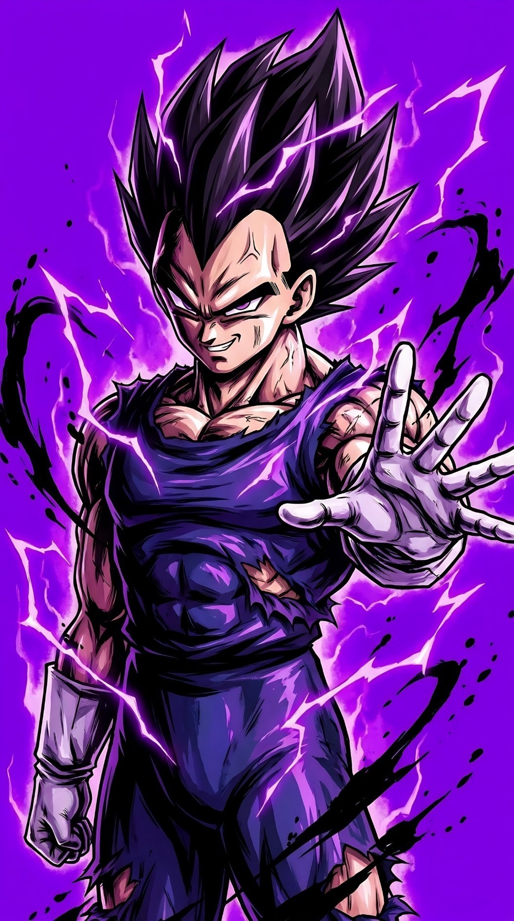 Vegeta Ultra Ego Purple Aura HD Anime Wallpaper