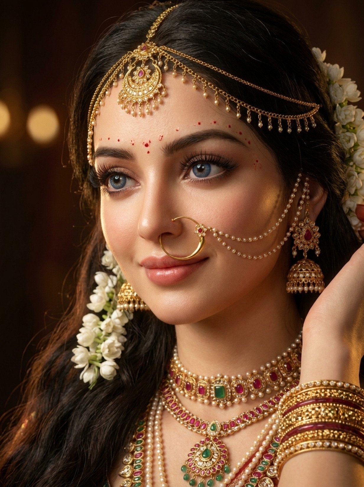 Traditional Indian Bridal Beauty HD Portrait