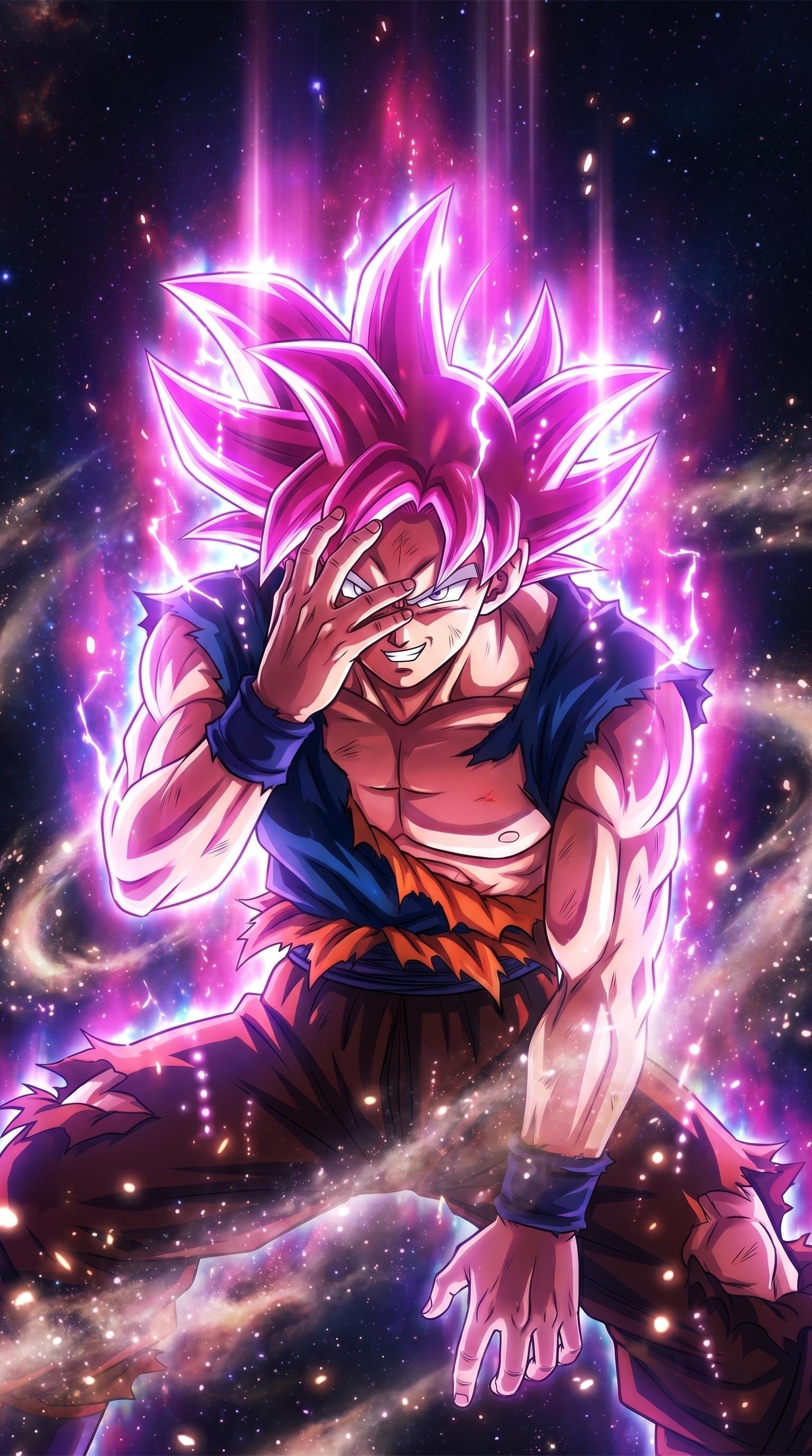 Ultra Instinct Goku Cosmic Aura Wallpaper