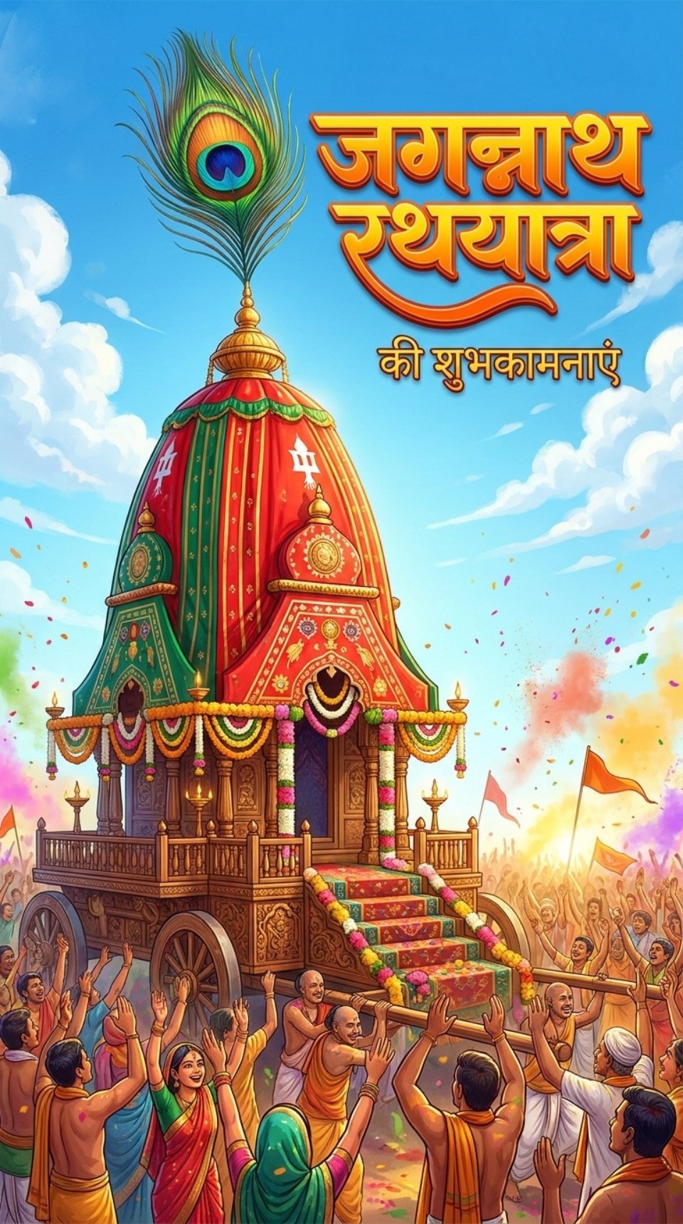 Jagannath Rath Yatra 2026 Festival Wallpaper 4K Wallpaper for iPhone & Android
