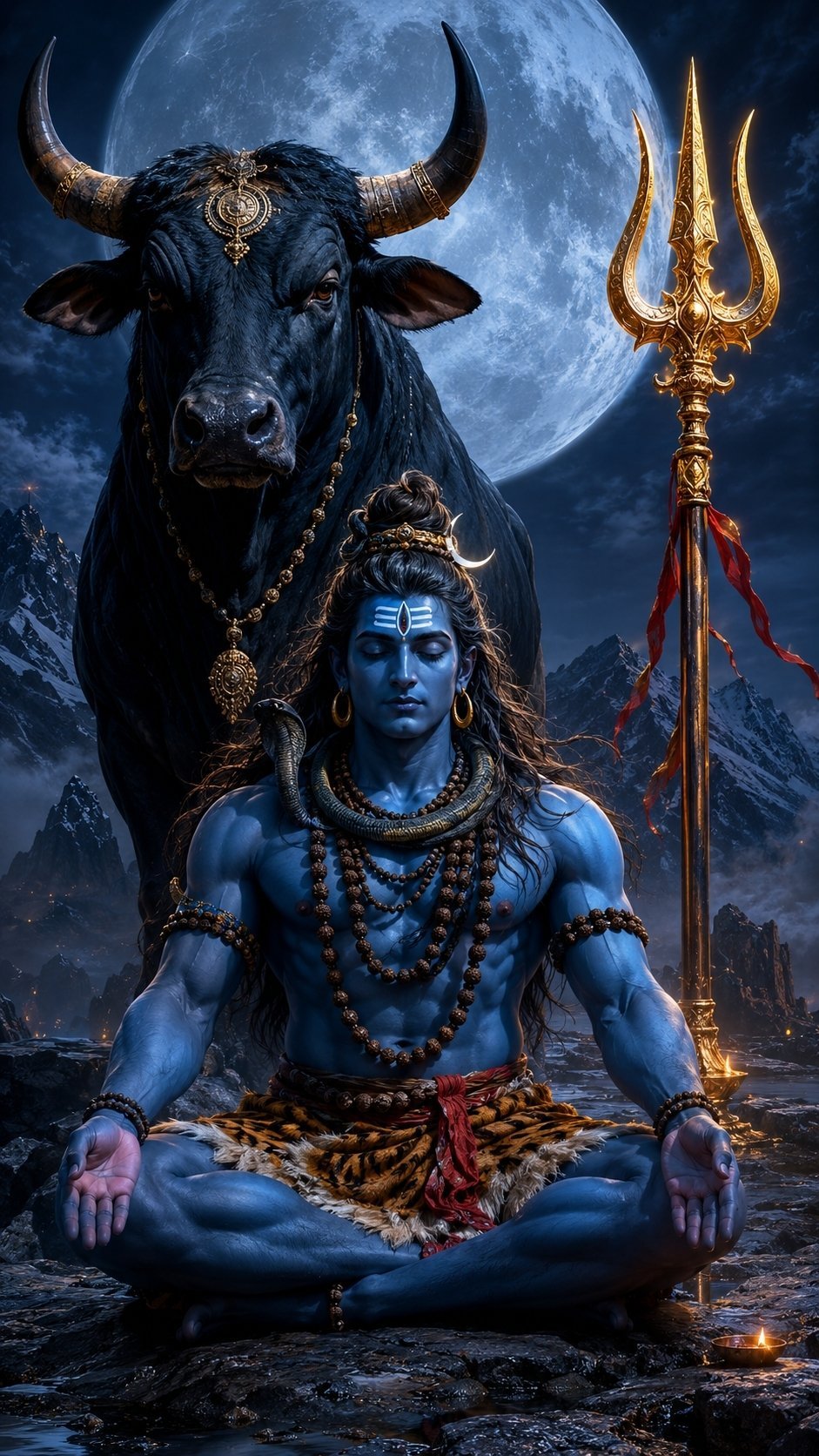 Mahadev Under the Moon of Eternity