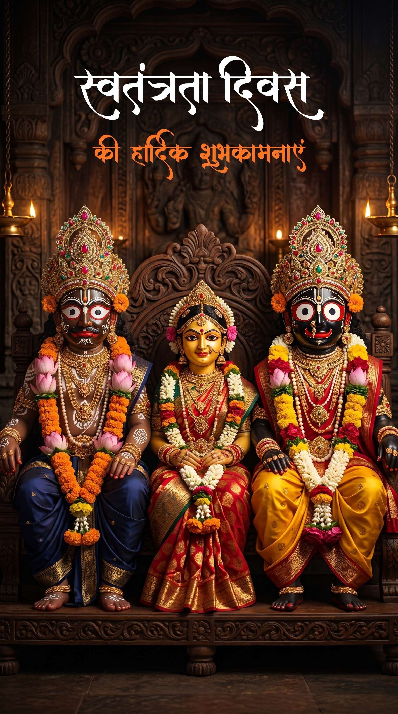 Jagannath Balabhadra Subhadra Independence Day Blessings