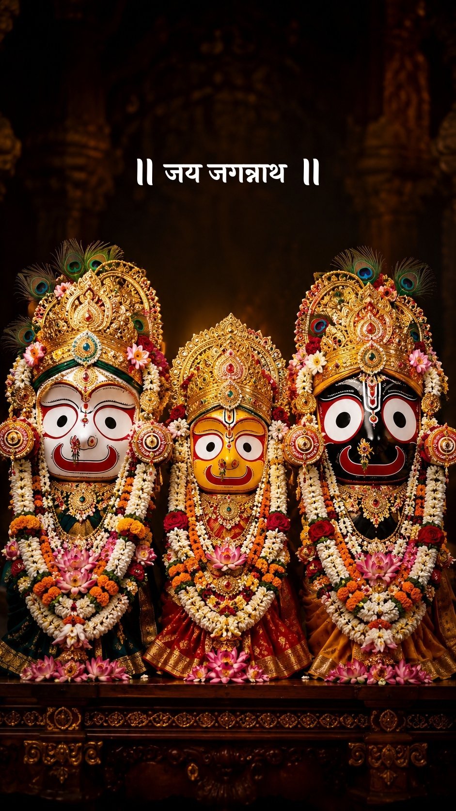 Jai Jagannath Divine Floral Darshan