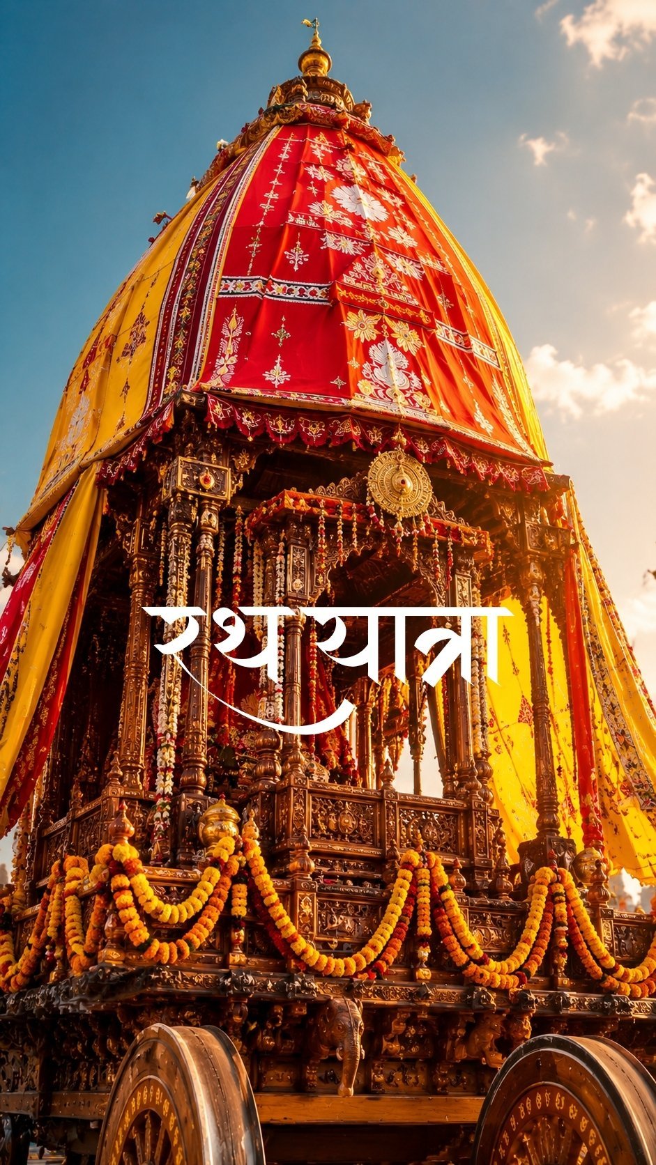 Jagannath Rath Yatra Chariot Wallpaper – Sacred Festival Journey of Devotion
