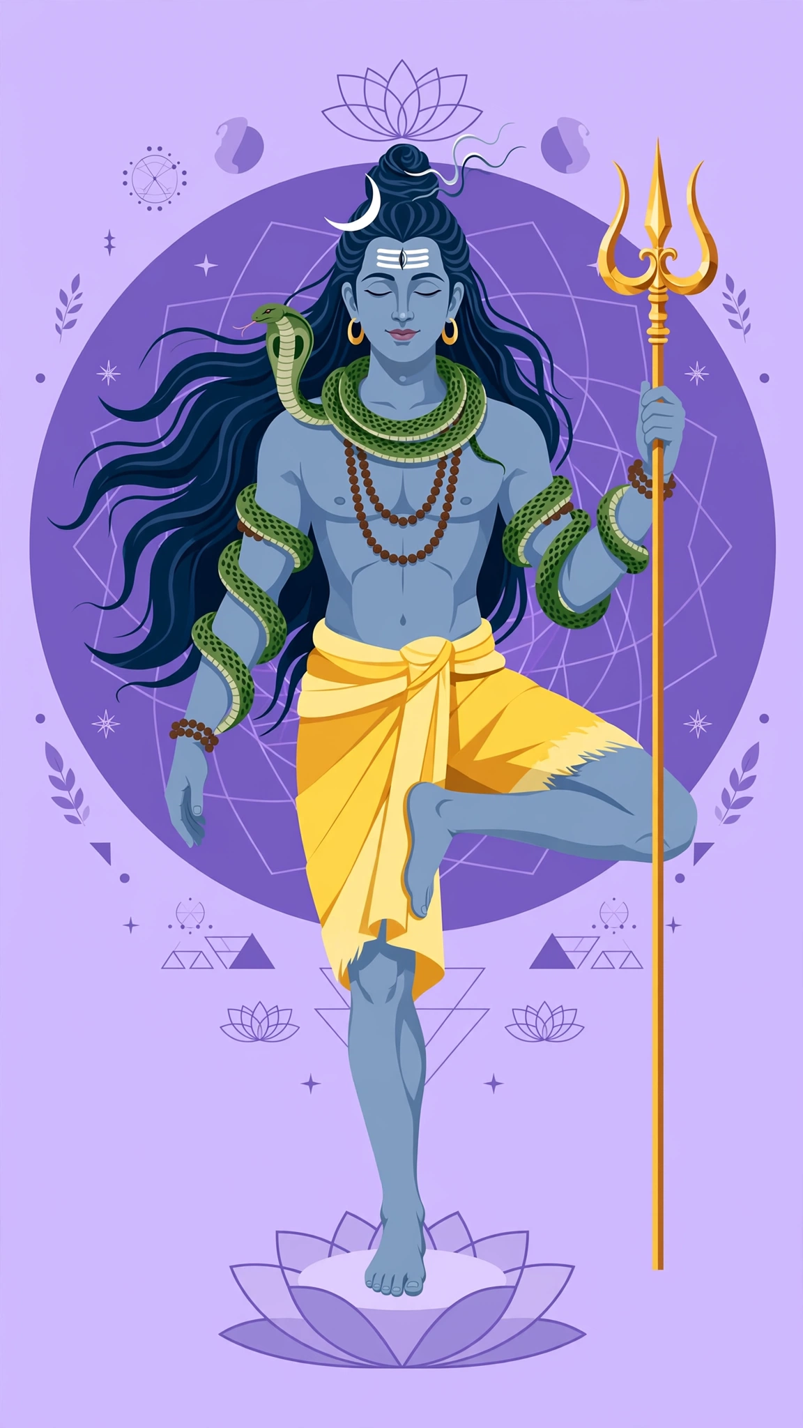 Stillness in Motion — The Meditative Dance of Mahadev