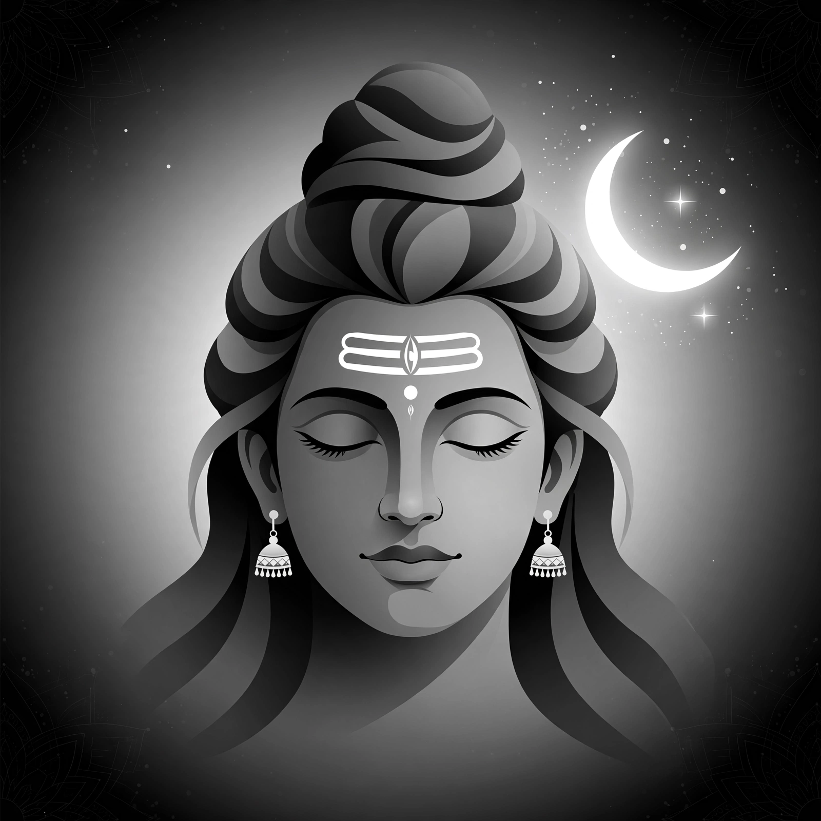 Moonlit Mahadev — The Silence of Shiva