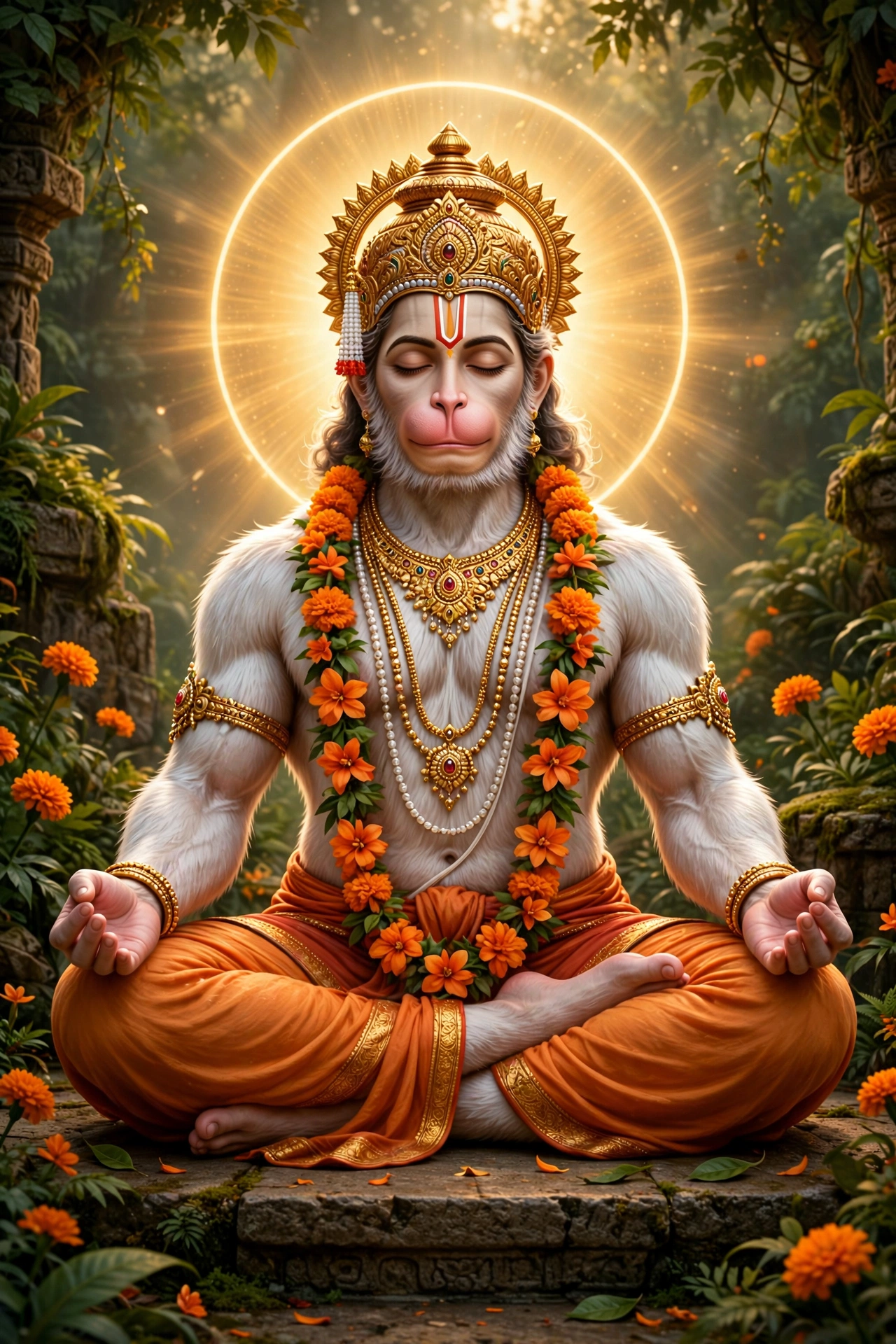 Lord Rama & Hanuman HD 4K Wallpaper | Divine Devotion & Bhakti