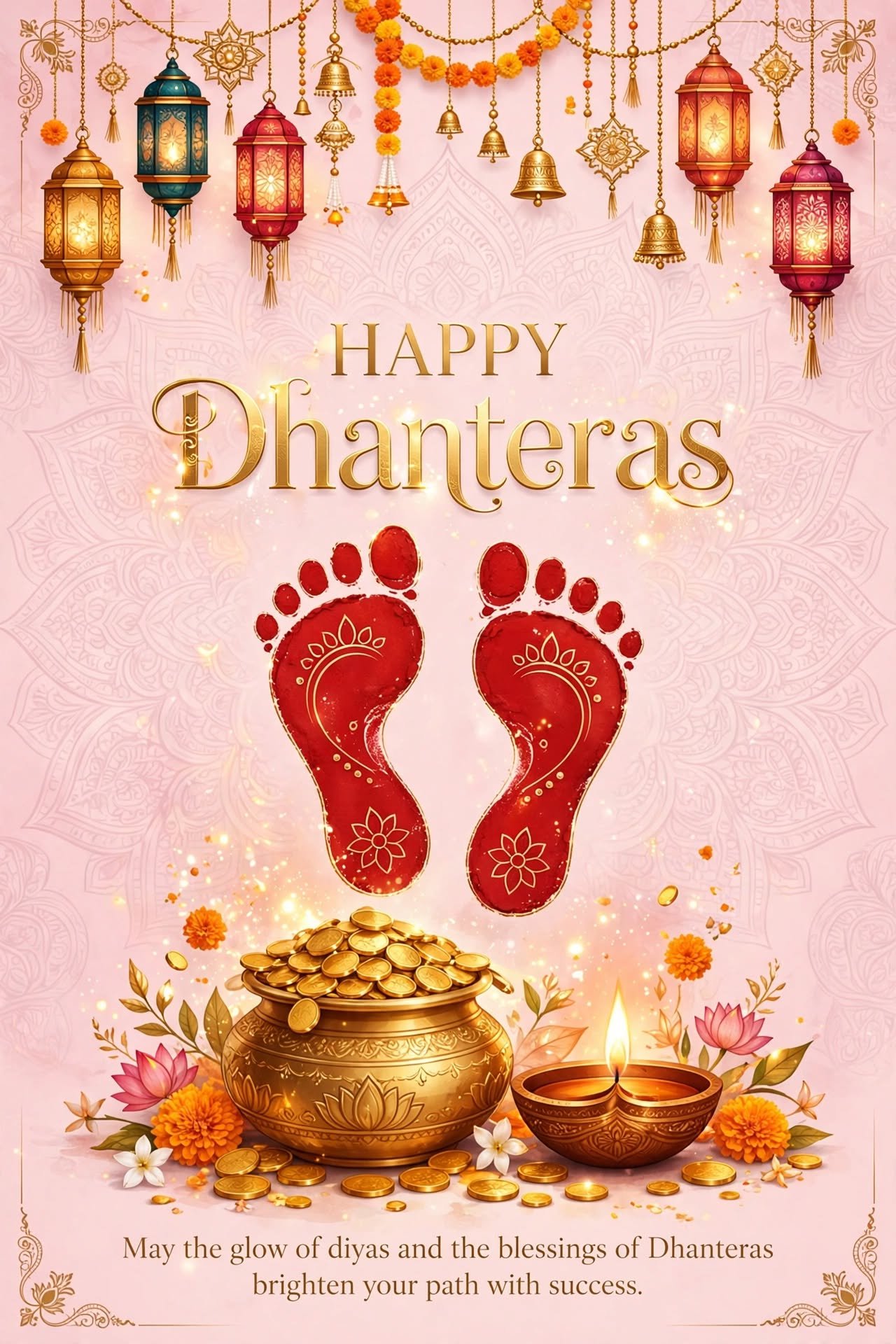 Happy Dhanteras – Golden Footprints of Prosperity